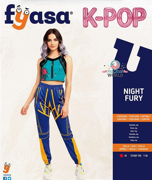 Kostüm Night Fury K-Pop