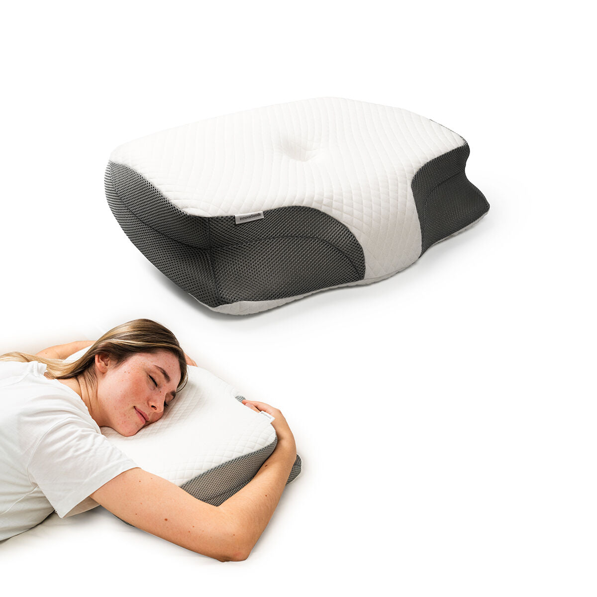 Ergonomisches 3-in-1 Nackenkissen Pilocal InnovaGoods · Generalüberholt (Note A)