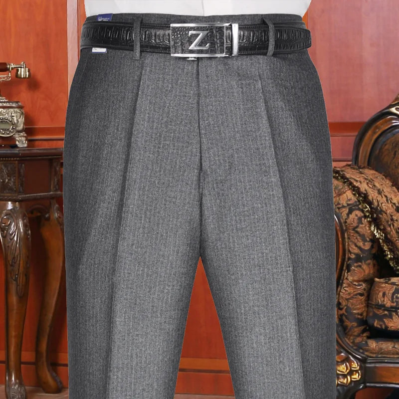 Herren Business-Anzughose · elegant, Stretch-Komfort (Frühling–Winter)