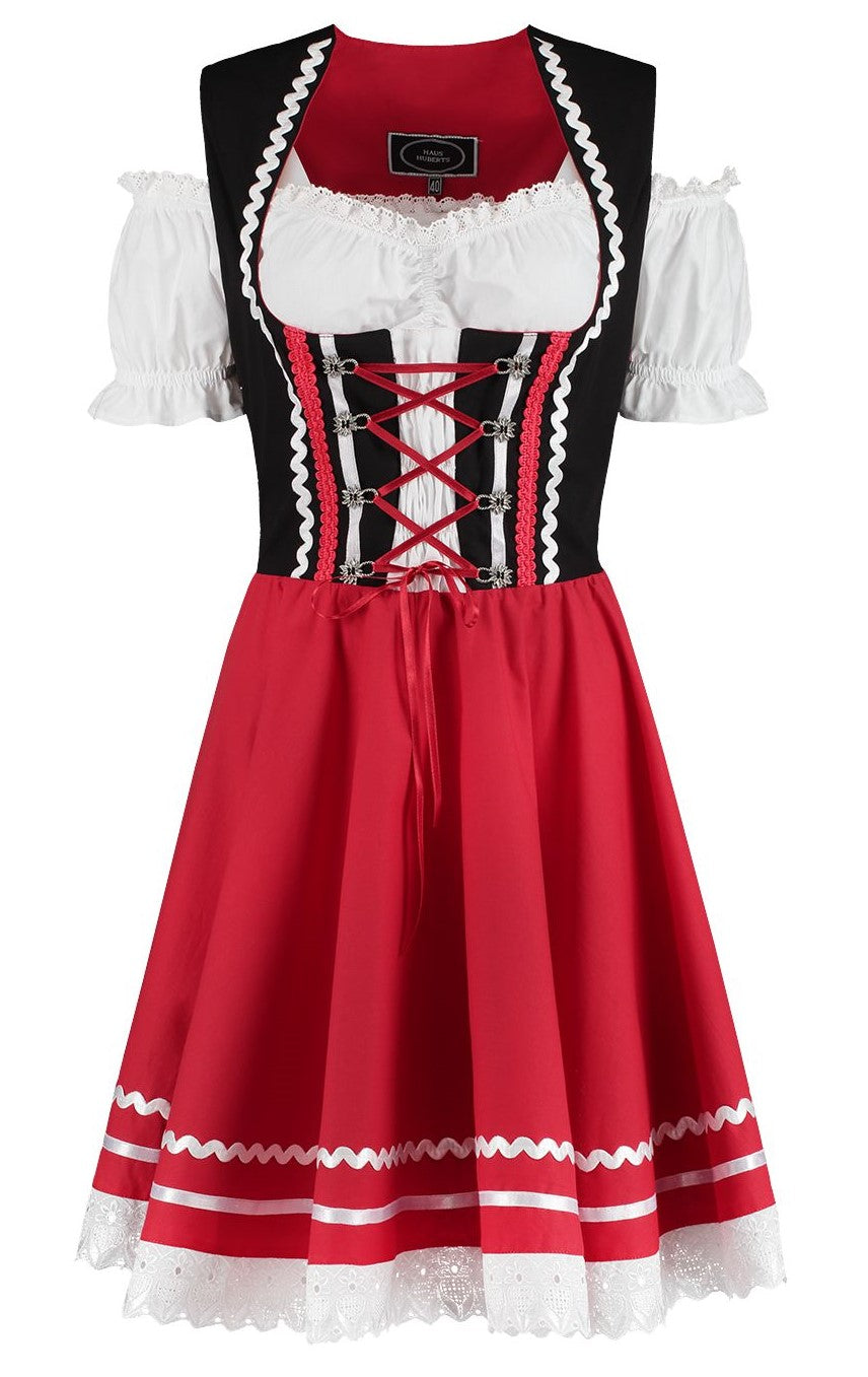 Tirolerdirndl schwarz/rot