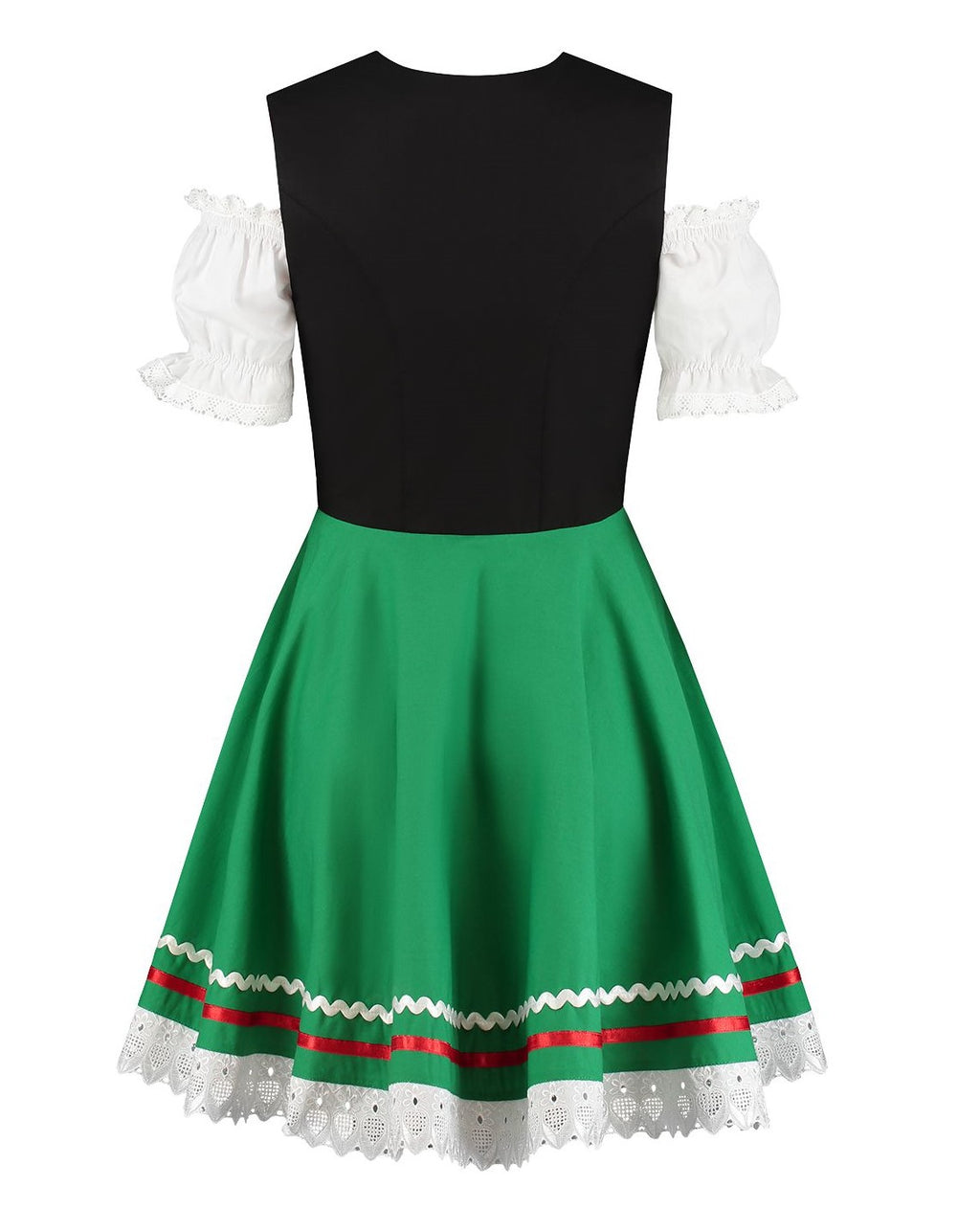 Tirolerdirndl schwarz/grün/rot – Bild 3 | LuxeStyle