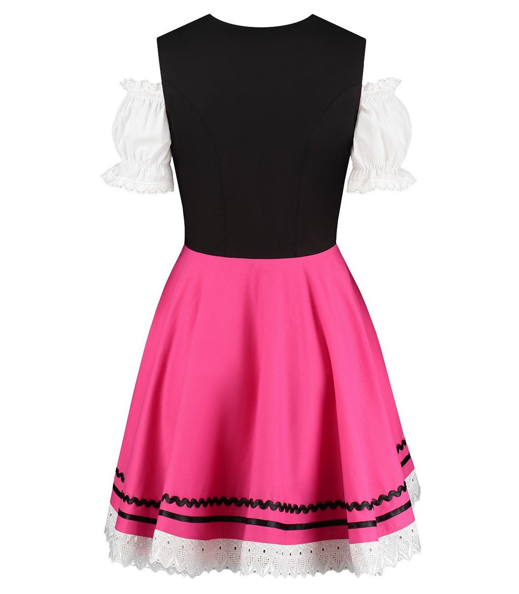 Tirolerdirndl schwarz/pink – Bild 1 | LuxeStyle