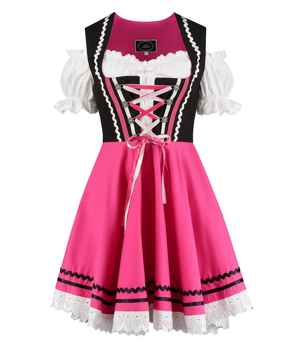 Tirolerdirndl schwarz/pink – Bild 4 | LuxeStyle