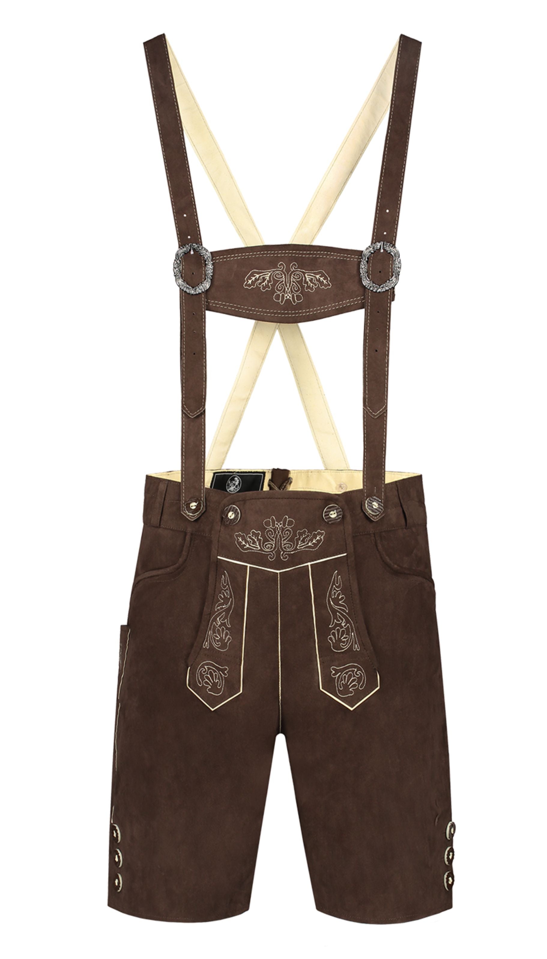 Lederhose braun kurz · Gr. 54