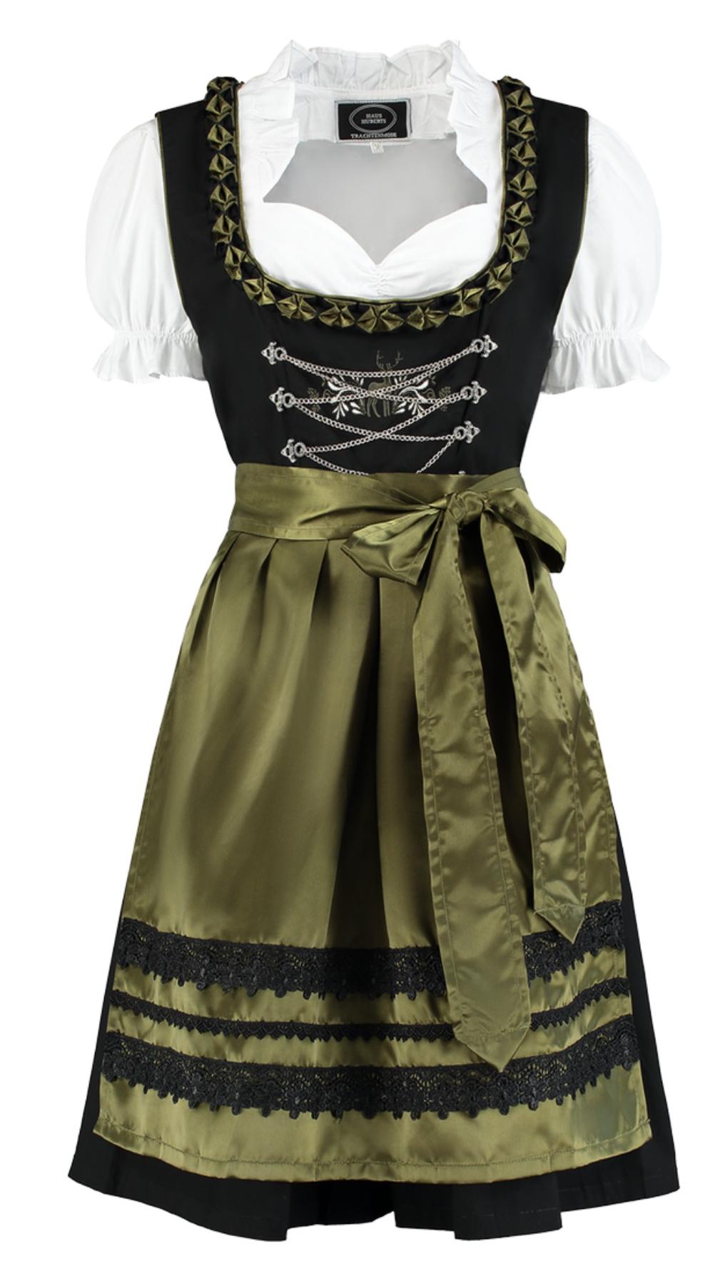 Dirndl in trendigem olivgrün – Bild 2 | LuxeStyle