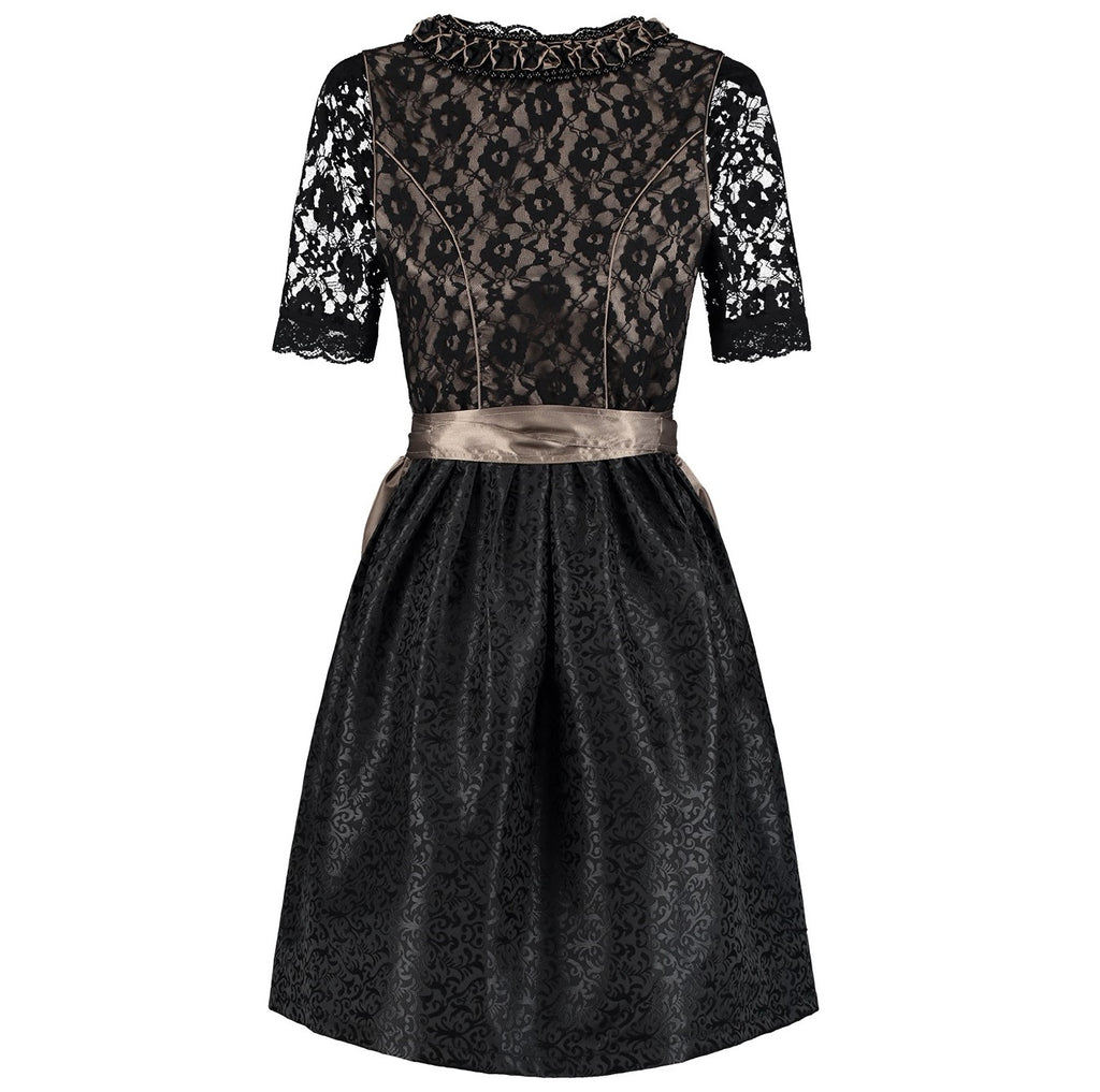 Dirndl schwarz/taupe – Bild 3 | LuxeStyle