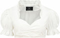 Dirndlbluse weiss · Gr. 40