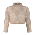Dirndlbluse Spitze cremefarben · Gr. 38