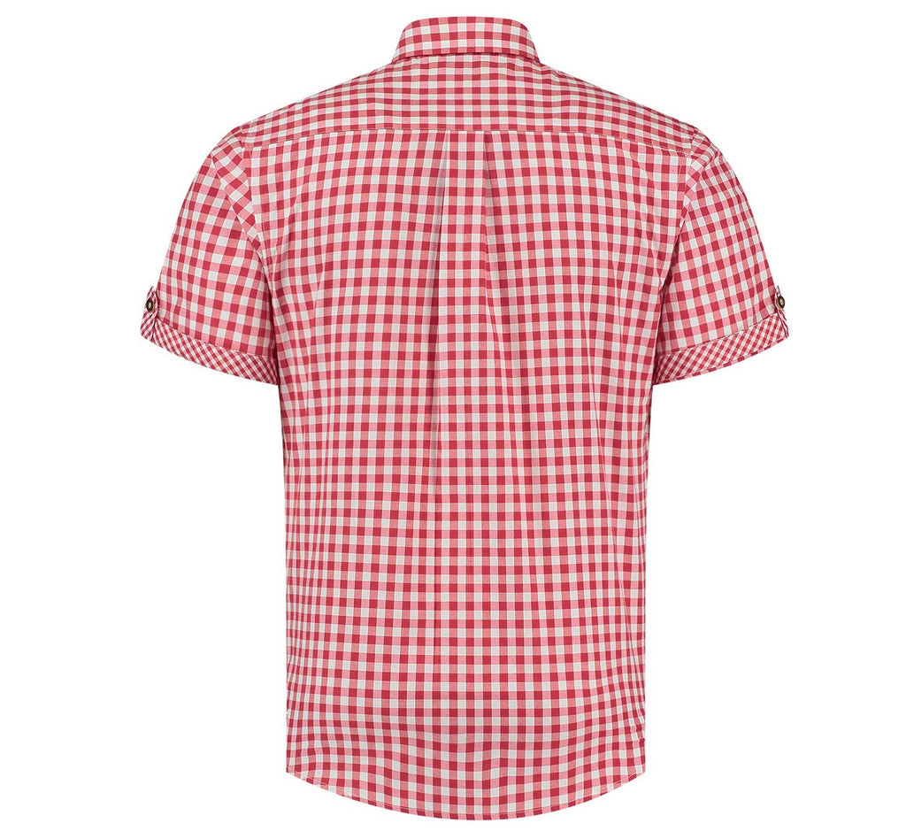 Trachtenhemd rot/weiss – Bild 5 | LuxeStyle