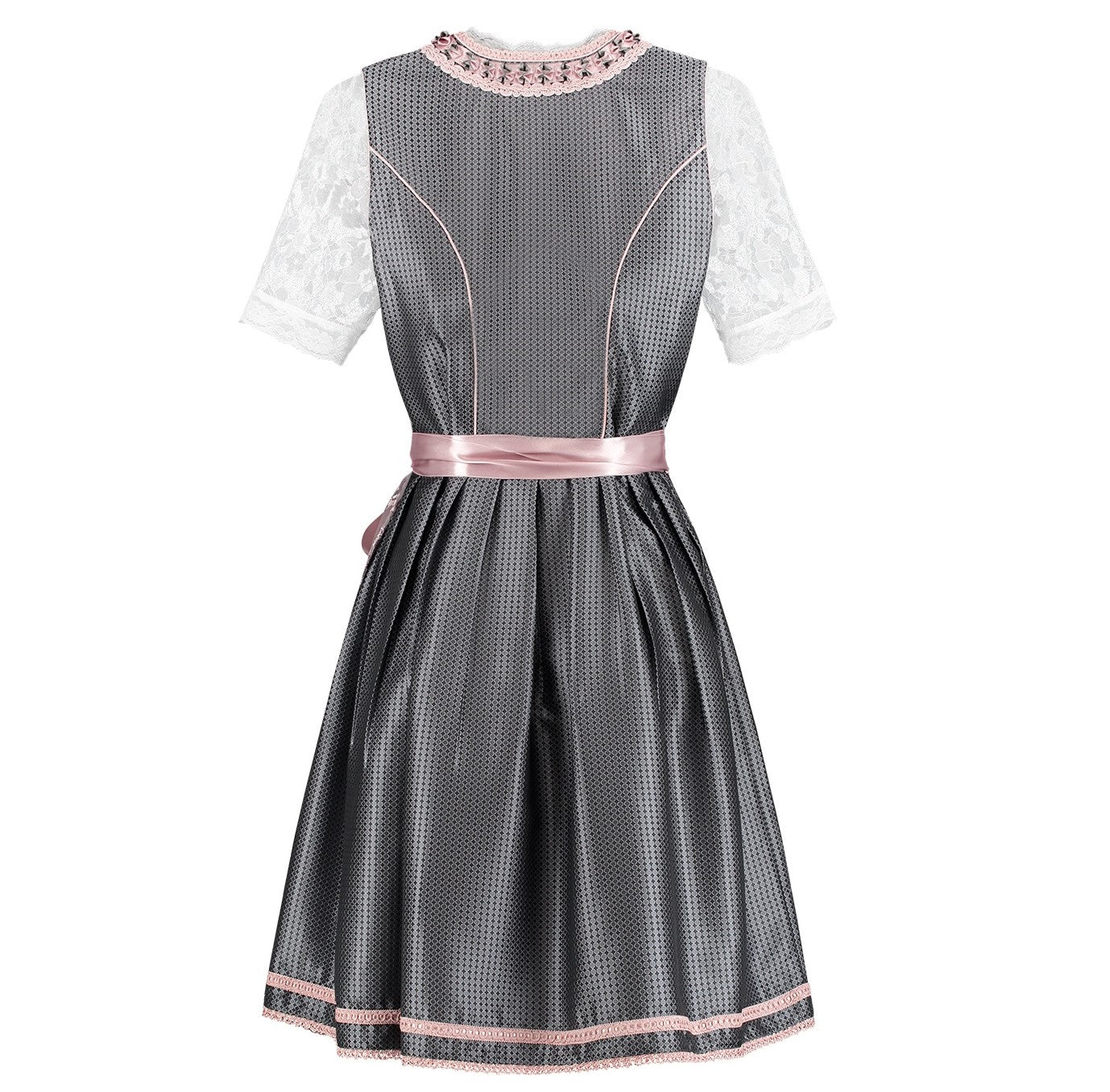 Dirndl altsilber/altrosa