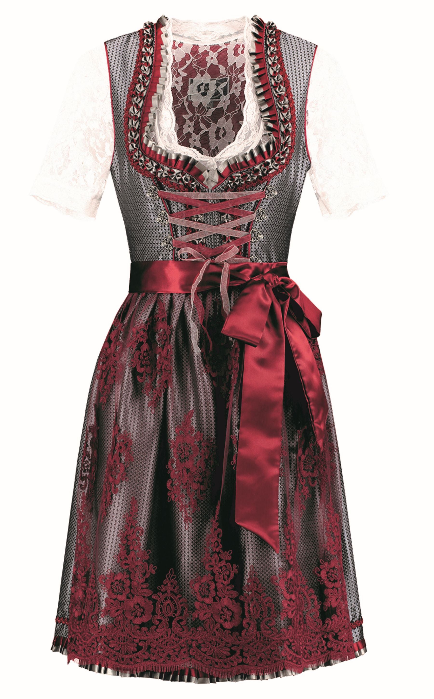 Dirndl weinrot · Gr. 46