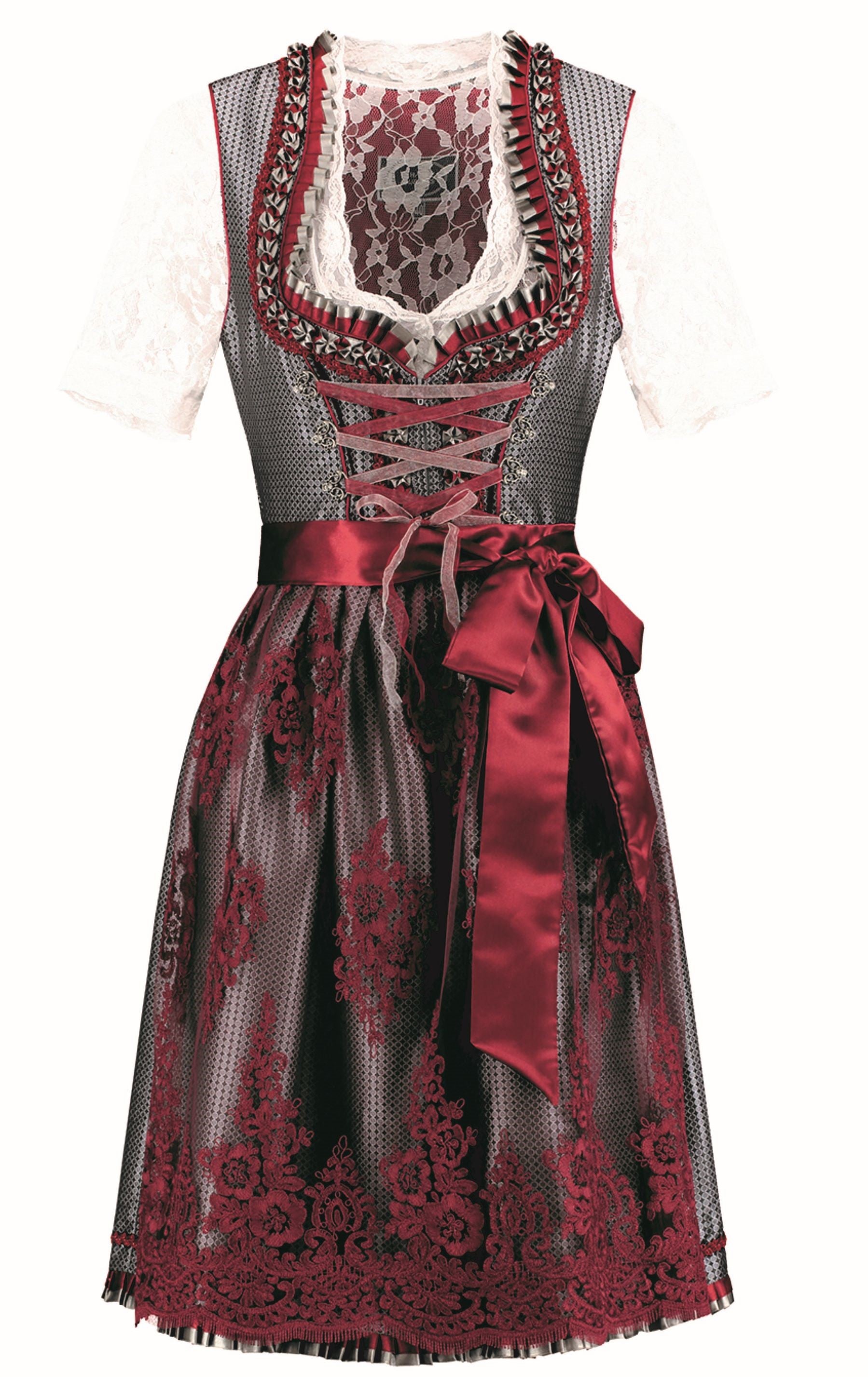 Dirndl weinrot · Gr. 52