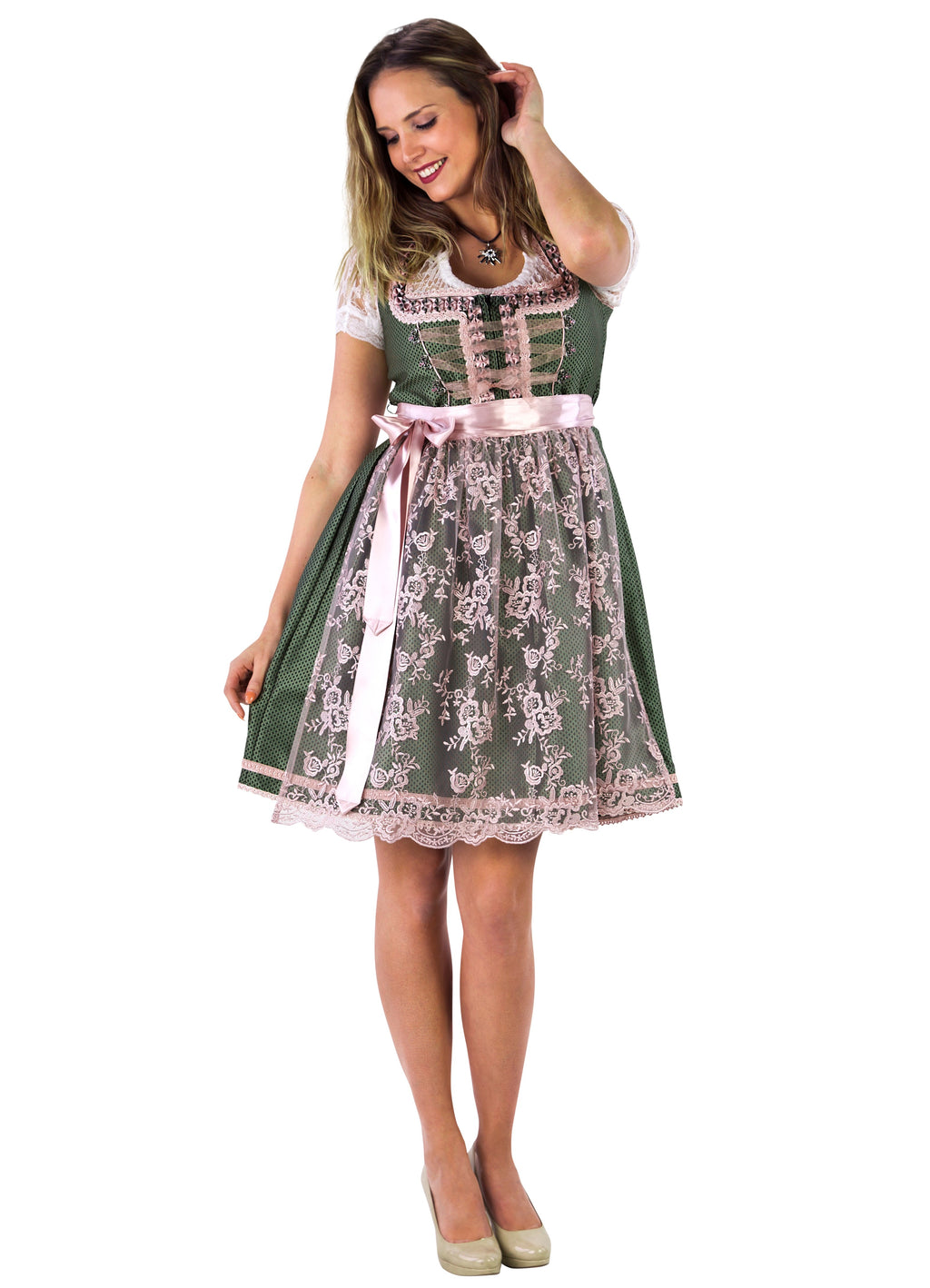 Dirndl altrosa/grün – Bild 1 | LuxeStyle