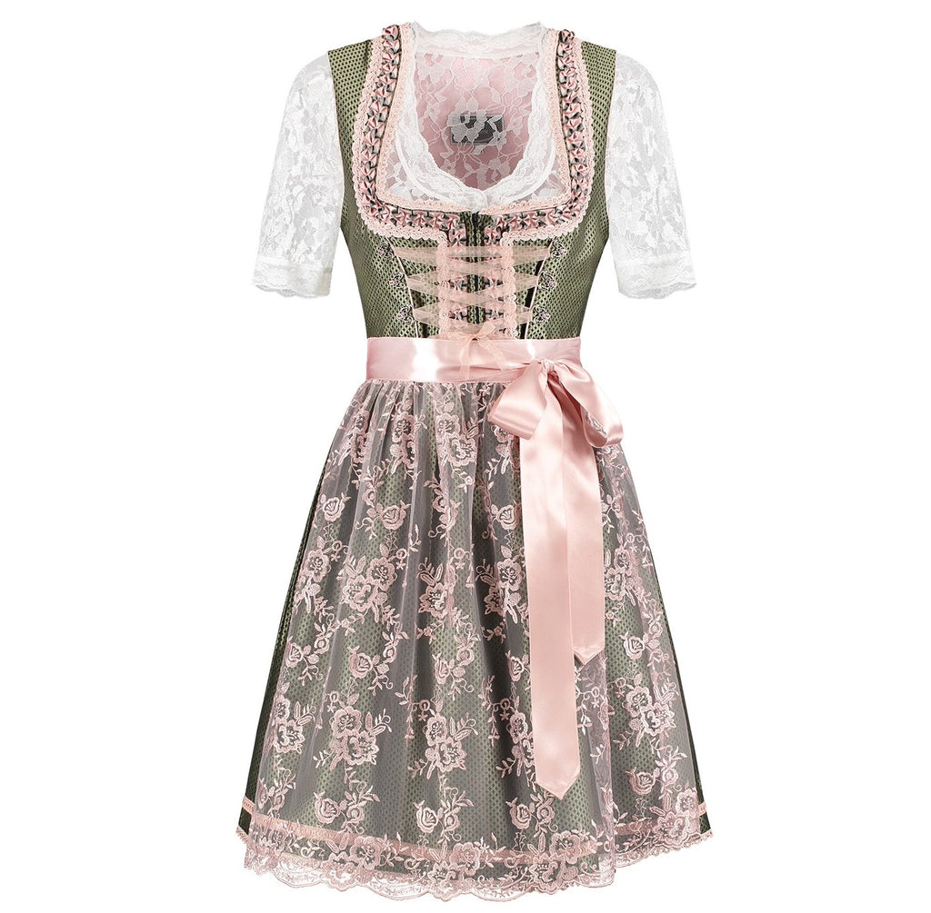 Dirndl altrosa/grün – Bild 2 | LuxeStyle