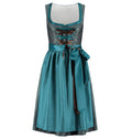 Dirndl Jaquard meeresgrün · Gr. 40