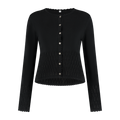 Damen Strickjacke schwarz · Gr. M