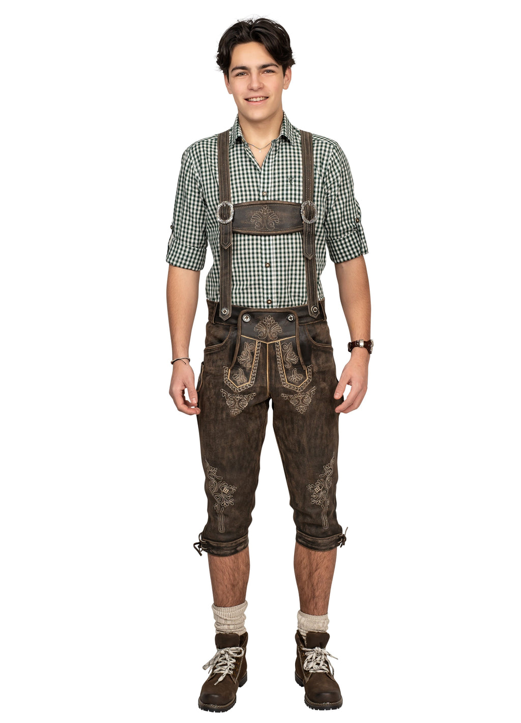 Lederhose vintage dunkelbraun – Bild 2 | LuxeStyle