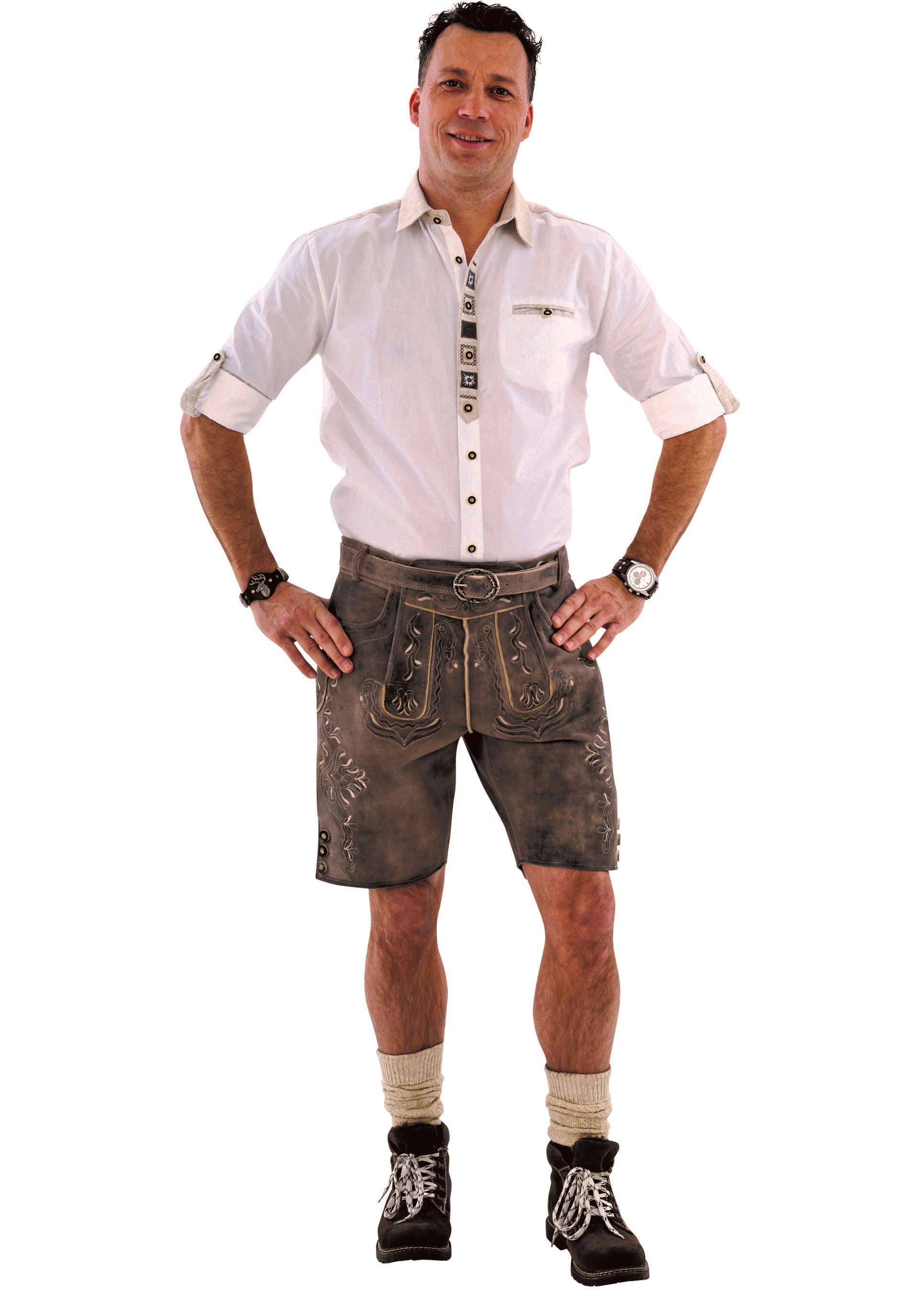 Lederhose kurz · Gr. 52