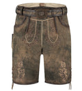 Lederhose kurz braun · Gr. 46