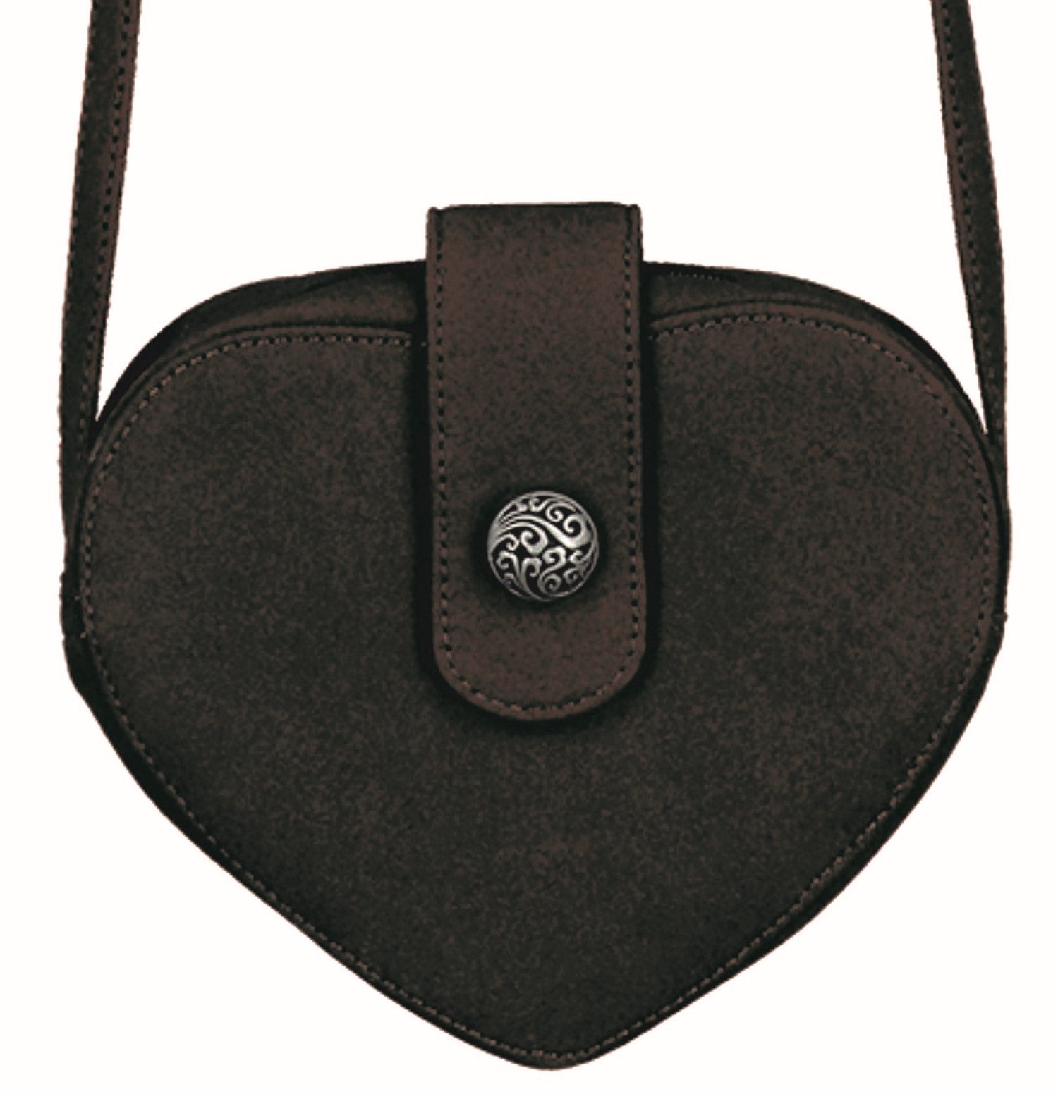Herzförmige Tasche braun Bayern