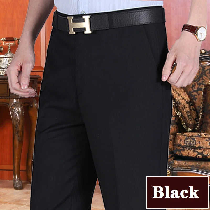 Herren Business-Anzughose · elegant, Stretch-Komfort (Frühling–Winter)