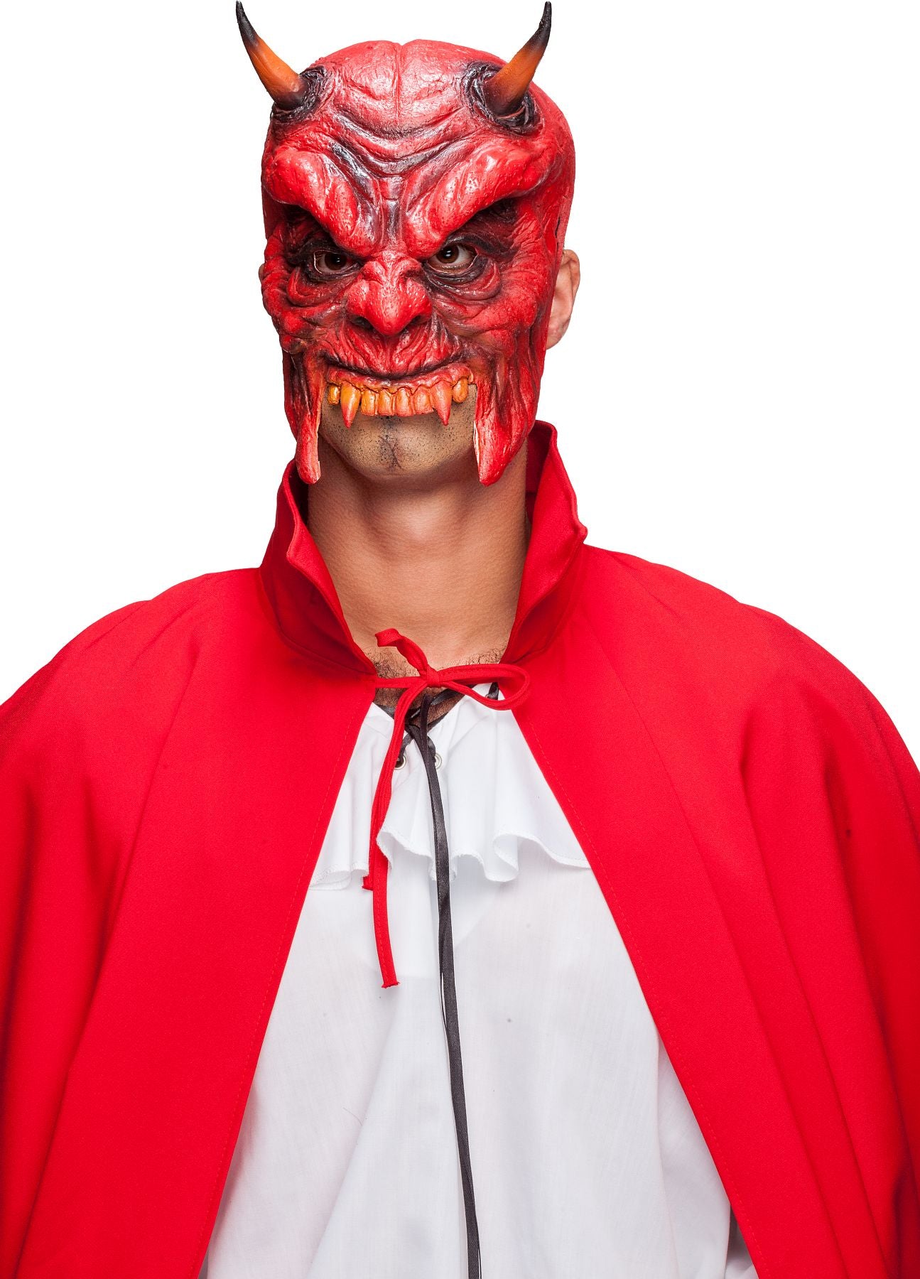 Halbmaske Teufel aus Latex