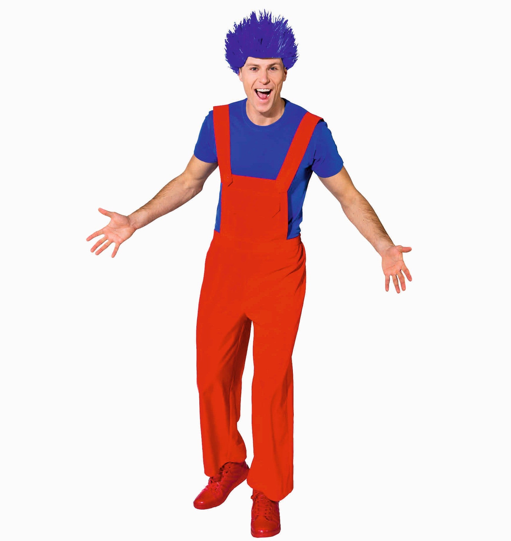 Clown Latzhose rot