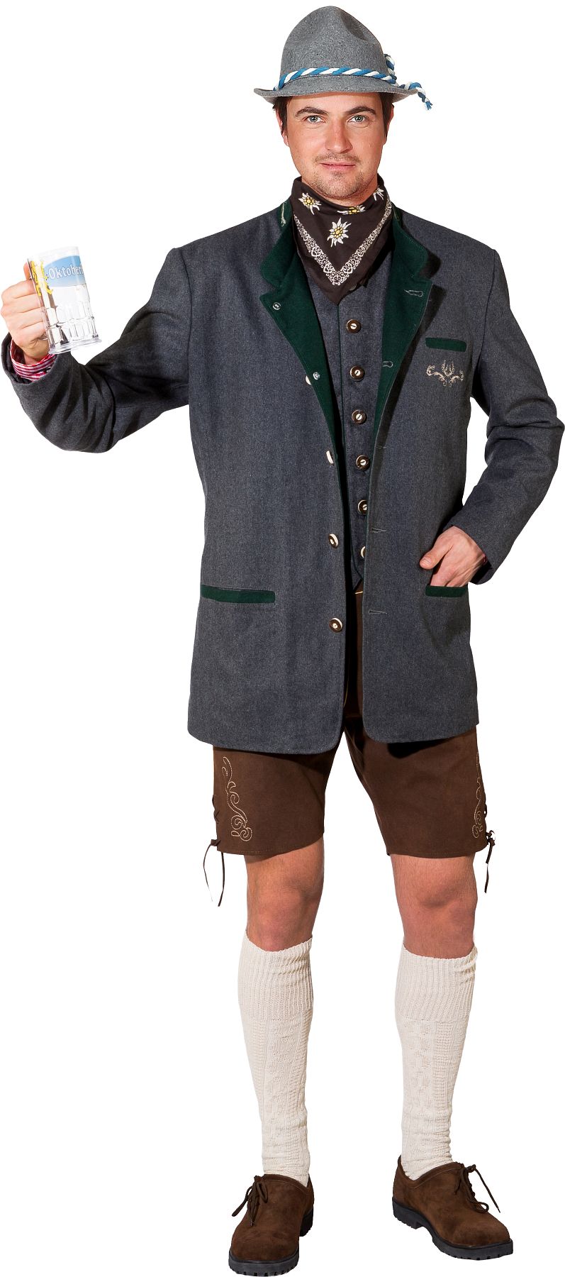 Trachtenjacke grau – Bild 1 | LuxeStyle