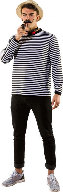 Matrosen Ringelpulli schwarz/weiss – Bild 1 | LuxeStyle
