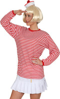 Matrosen Ringelpulli rot/weiss · Gr. M
