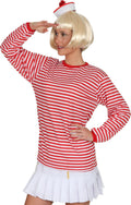 Matrosen Ringelpulli rot/weiss · Gr. XL