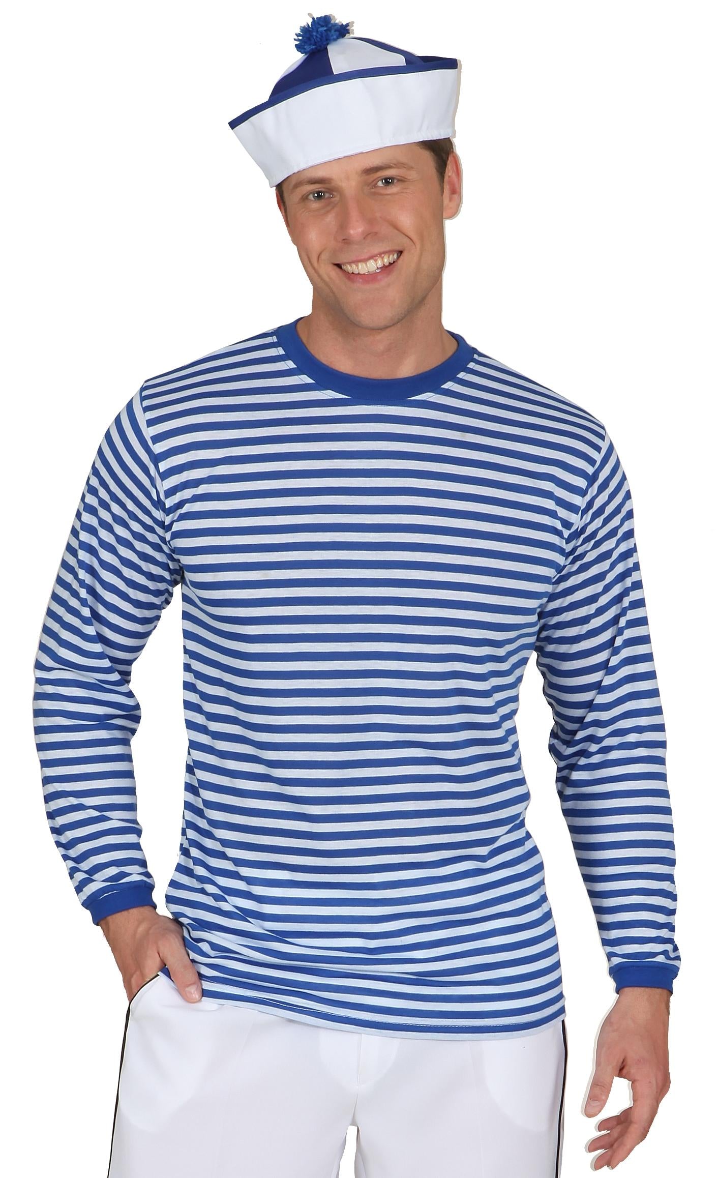Matrosen Ringelpulli blau/weiss · Gr. S