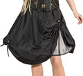 Steampunk Reifrock schwarz · Gr. 34/36