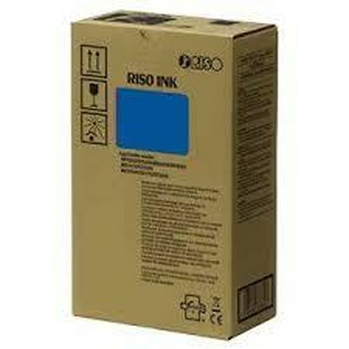 Original Tintenpatrone RISO Blau (2 Stück) · Generalüberholt (Note A)