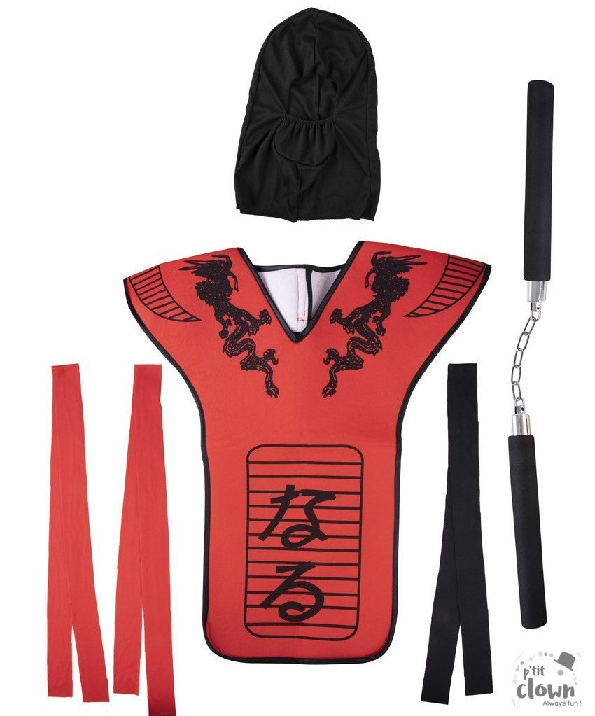 Ninja Set, Oberteil,Nunchaku