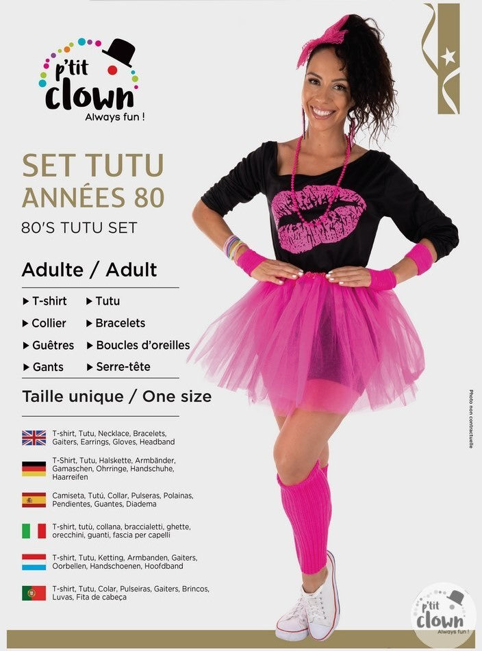 Kostüm 80er rosa onesize – Bild 1 | LuxeStyle