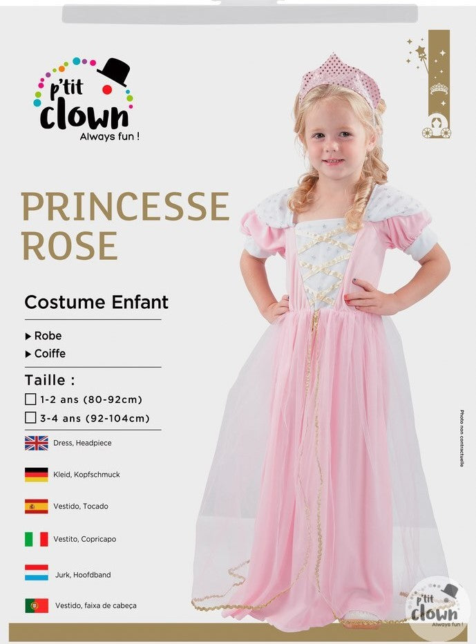 Kostüm Prinzessin rosa mit Kopfteil – Bild 2 | LuxeStyle