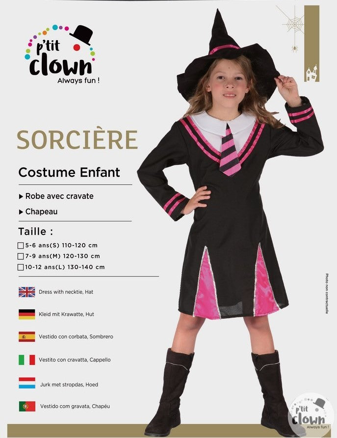 Kostüm Hexe Schülerin pink – Bild 1 | LuxeStyle
