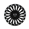 Radkappe OMP OMPS07021412 Schwarz Silberfarben 14" · Generalüberholt (Note C)
