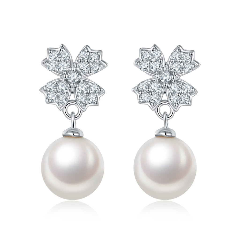 Süsswasserperlen-Ohrringe «Perla» · 925 Silber – LuxeStyle Schweiz