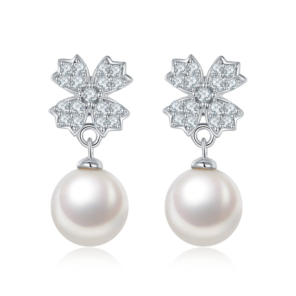 Süsswasserperlen-Ohrringe «Perla» · 925 Silber – LuxeStyle Schweiz