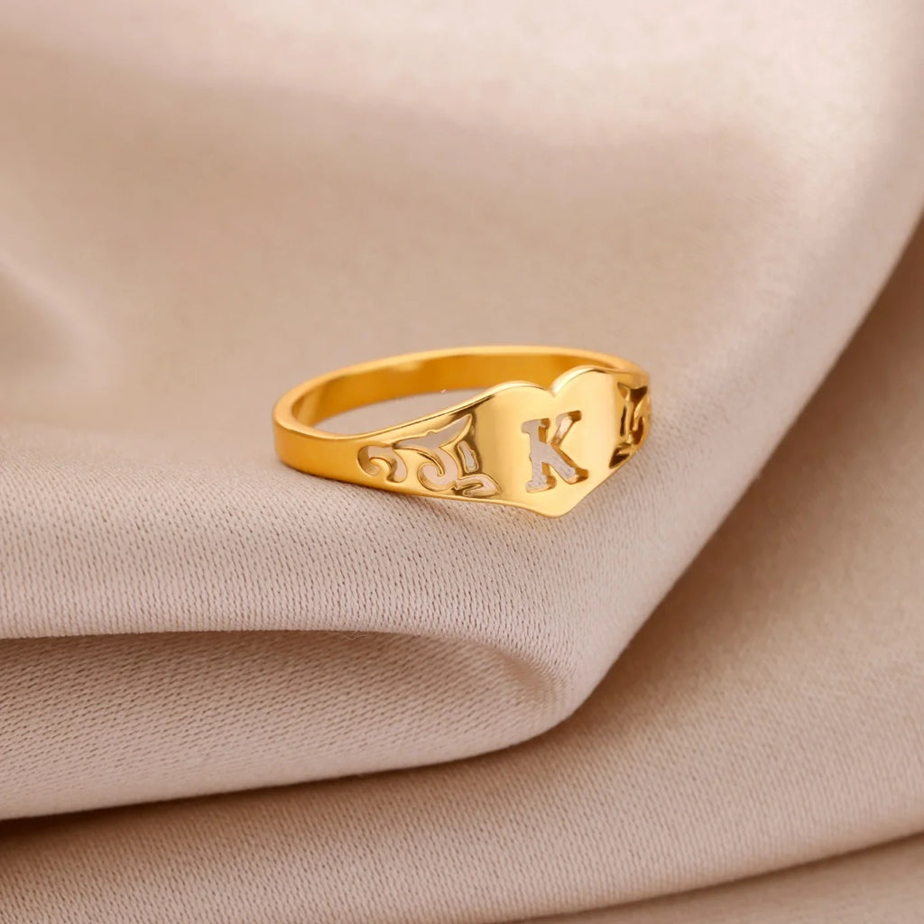 Initialen-Ring verstellbar A-Z
