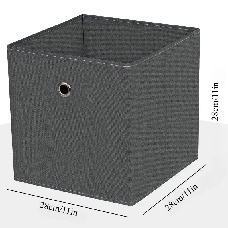 Faltbare Aufbewahrungsboxen · 4er-Set Stoff