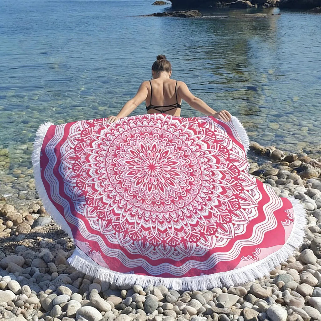 Rundes Strandtuch XL