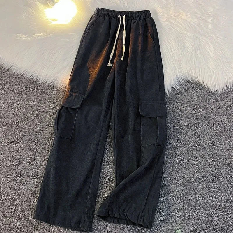 Herren Cordhose Retro · weites Bein, japanischer Stil (Freizeit)