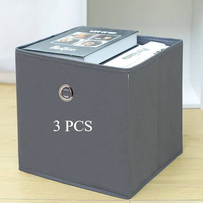 Faltbare Aufbewahrungsboxen · 4er-Set Stoff
