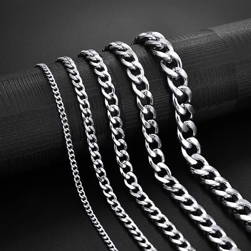 Cuban-Link Armband 5mm · Edelstahl wasserfest