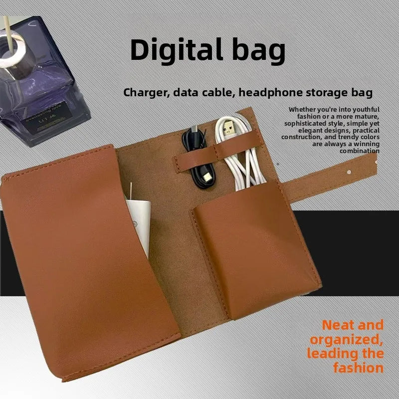 Leder-Kabel-Organizer