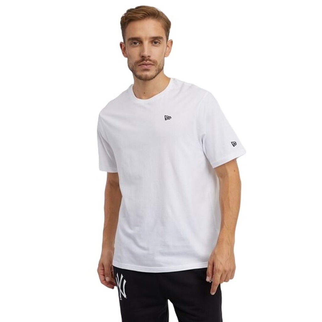 Kurzärmliges Sport T-Shirt New Era ESSENTLS TEE 60416745 Weiß – LuxeStyle Schweiz