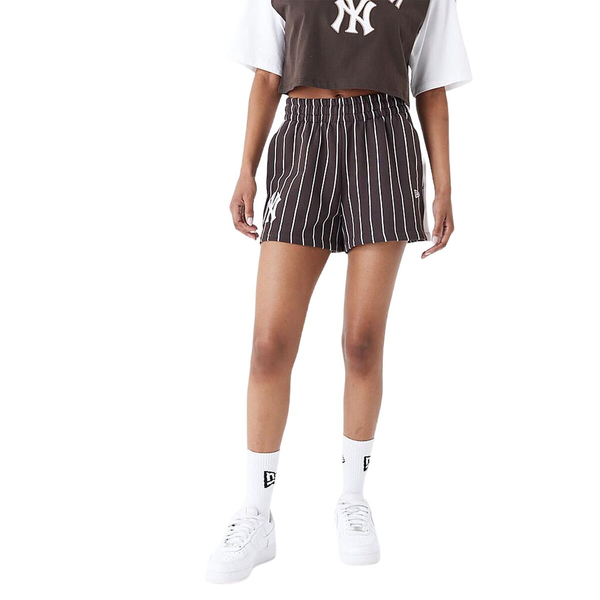 Damen-Sportshorts New Era LIFESTYLE SHORTS NEYYAN 60435299 Schwarz – LuxeStyle Schweiz